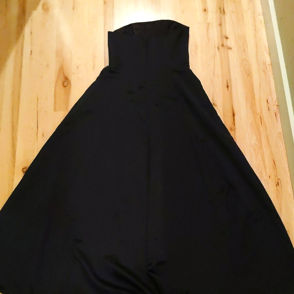 Black Strapless Dress - Picture 3 of 4